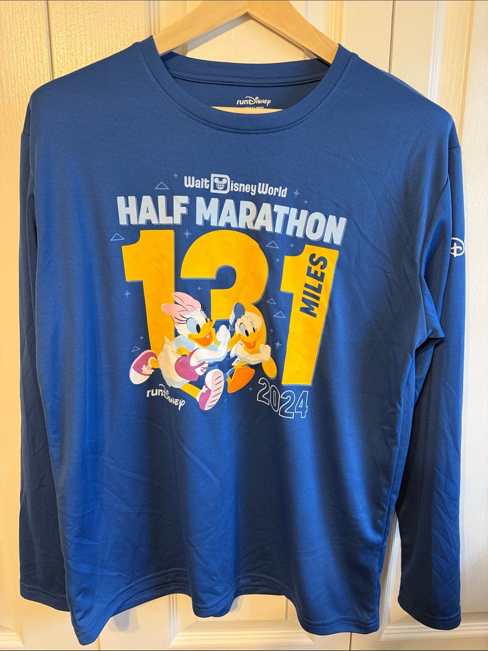 Disney Blue Long-Sleeve Half Marathon 13.1 Miles Shirt